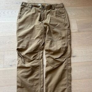 Carhartt Full Swing Relaxed Fit Canvas Work Pants Brown 36x30 0652